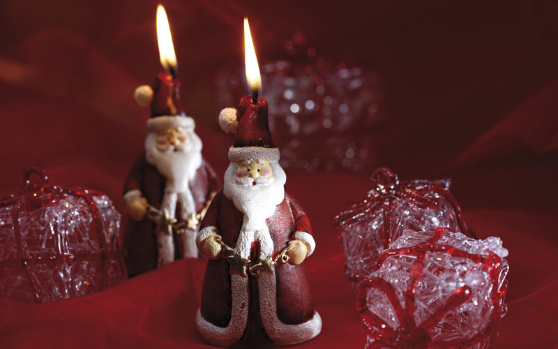Santa Claus Candles
