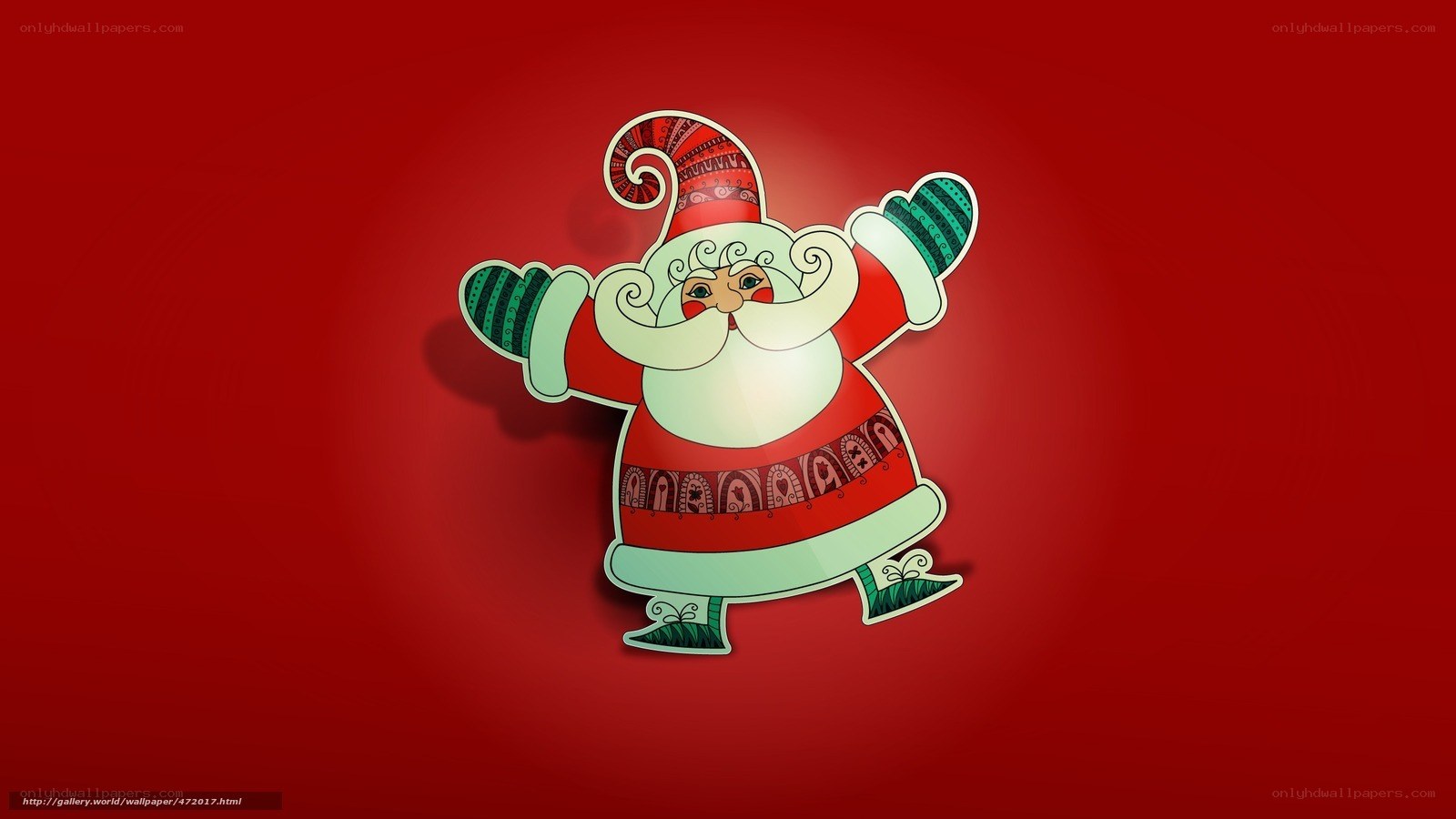 Santa Claus cartoon illustration