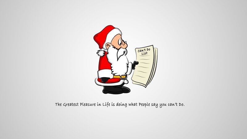 Santa Claus Cartoon — Red, Humorous, Illustration