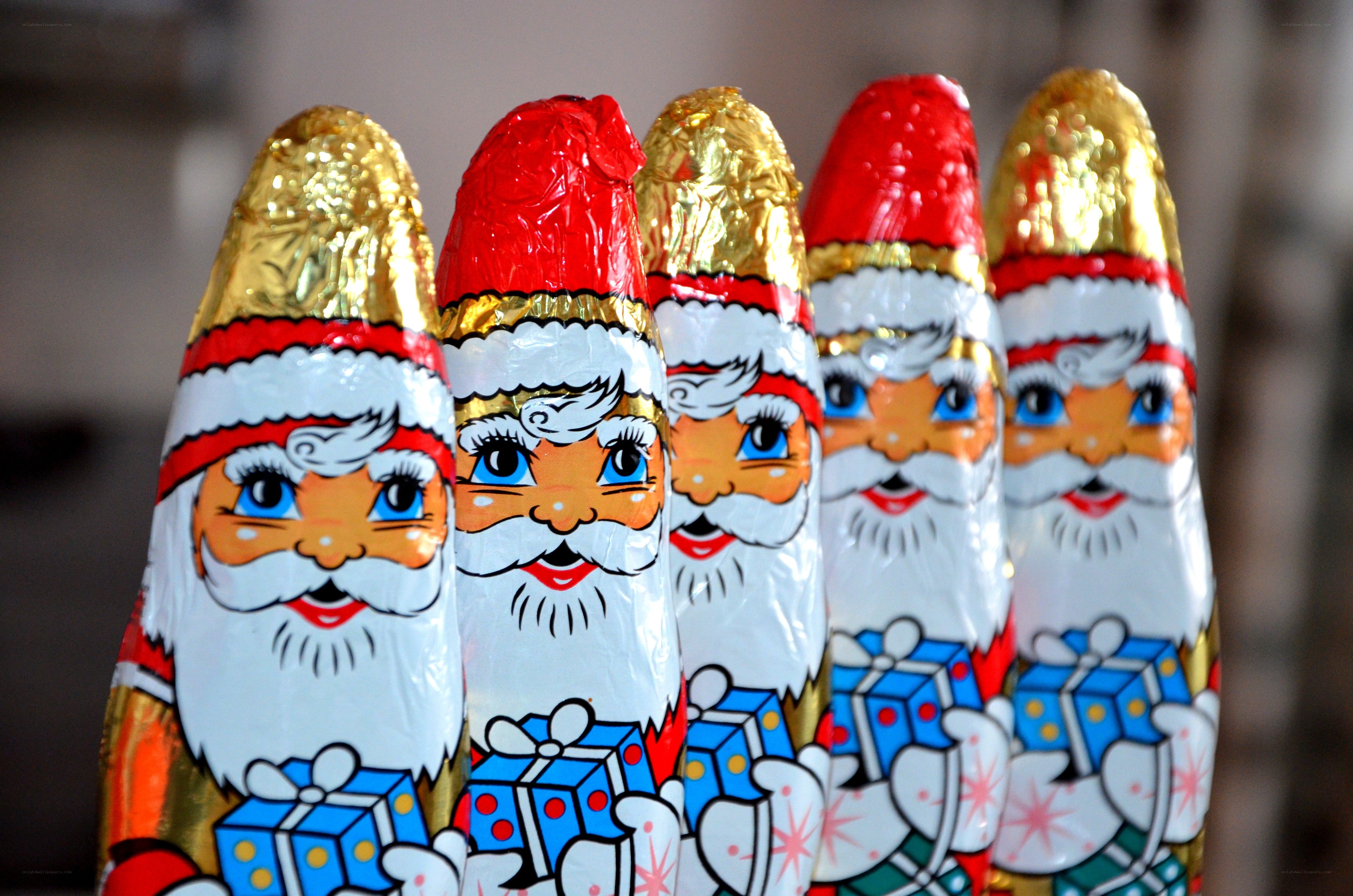 Santa Claus chocolate candies