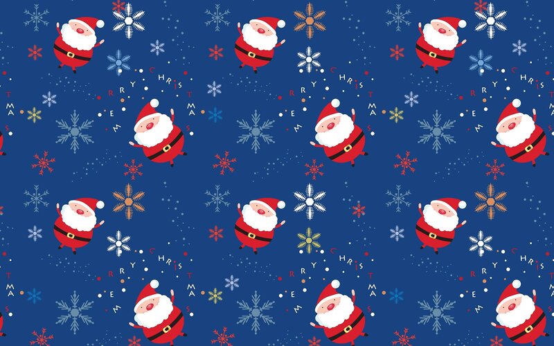 Santa Claus Christmas pattern