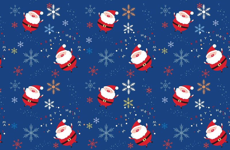 Santa Claus Christmas pattern