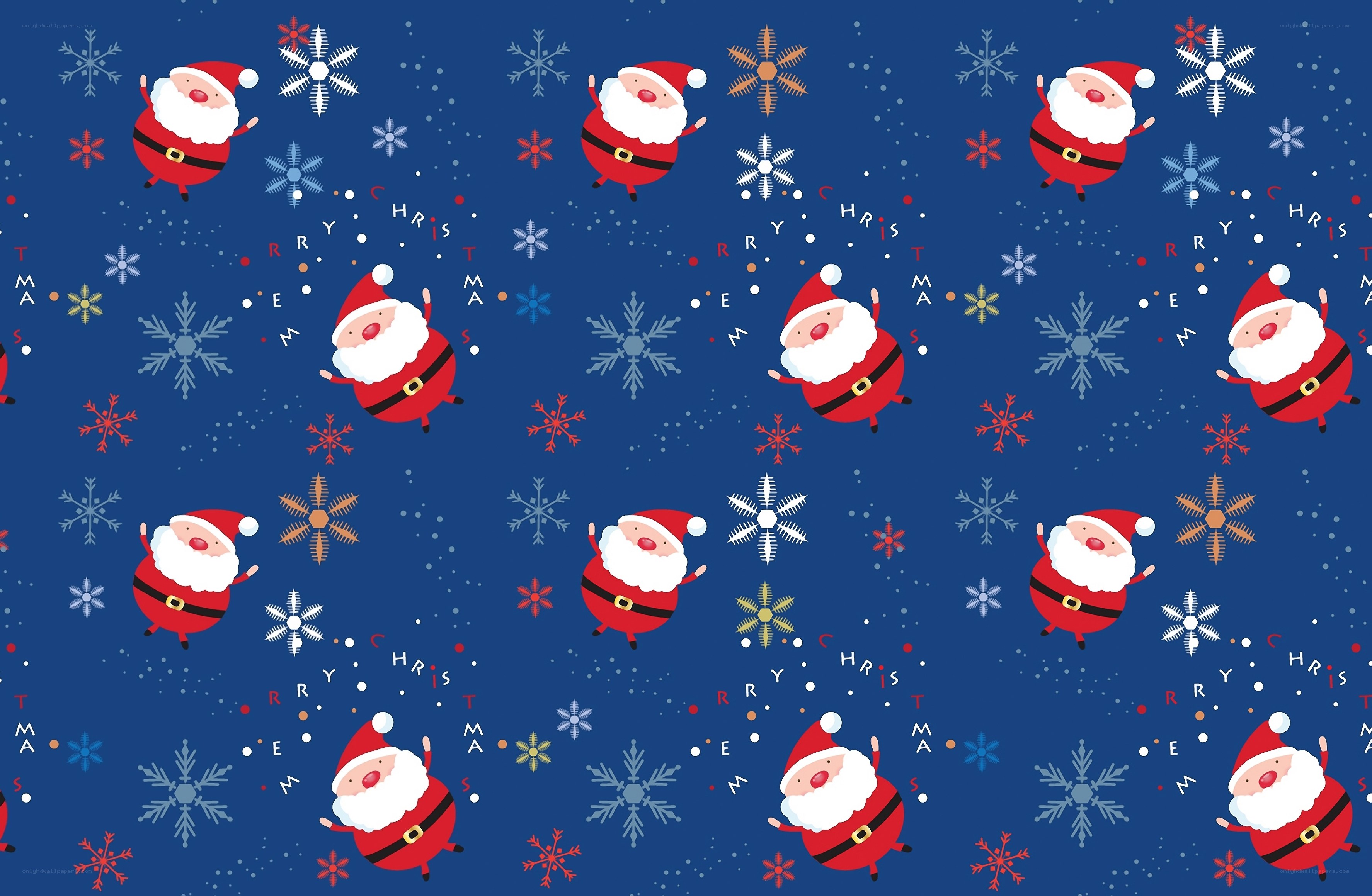 Santa Claus Christmas pattern
