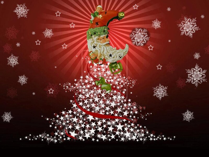 Santa Claus Christmas tree