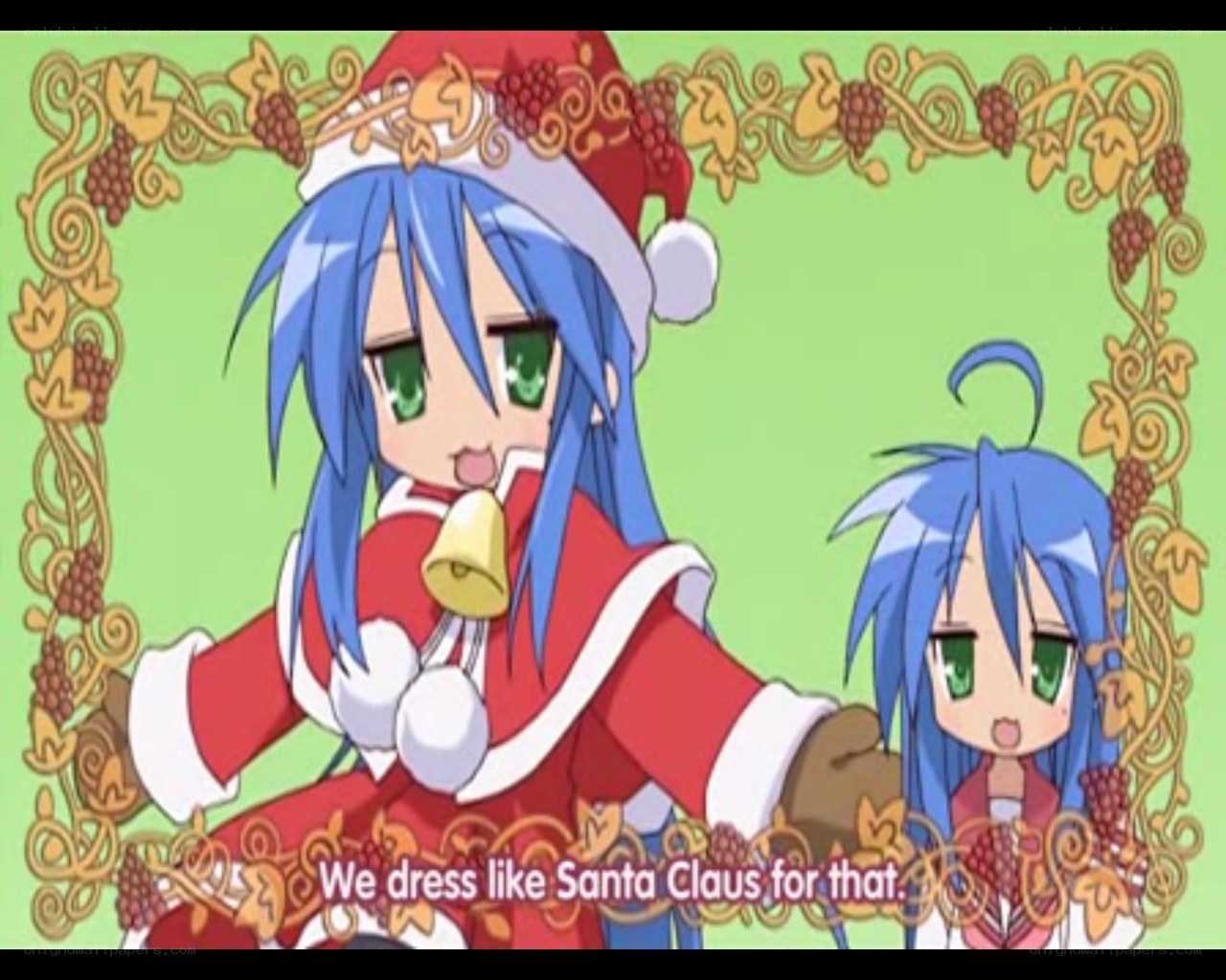 Santa Claus costume scene