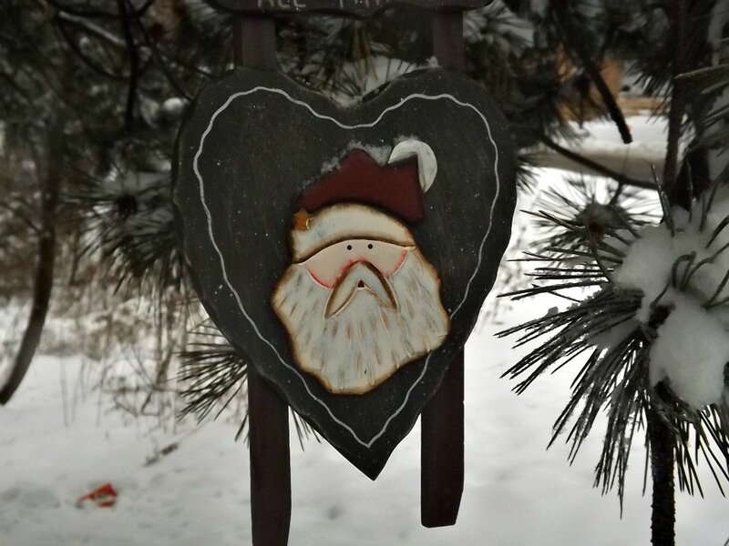Santa Claus Decoration — Black
