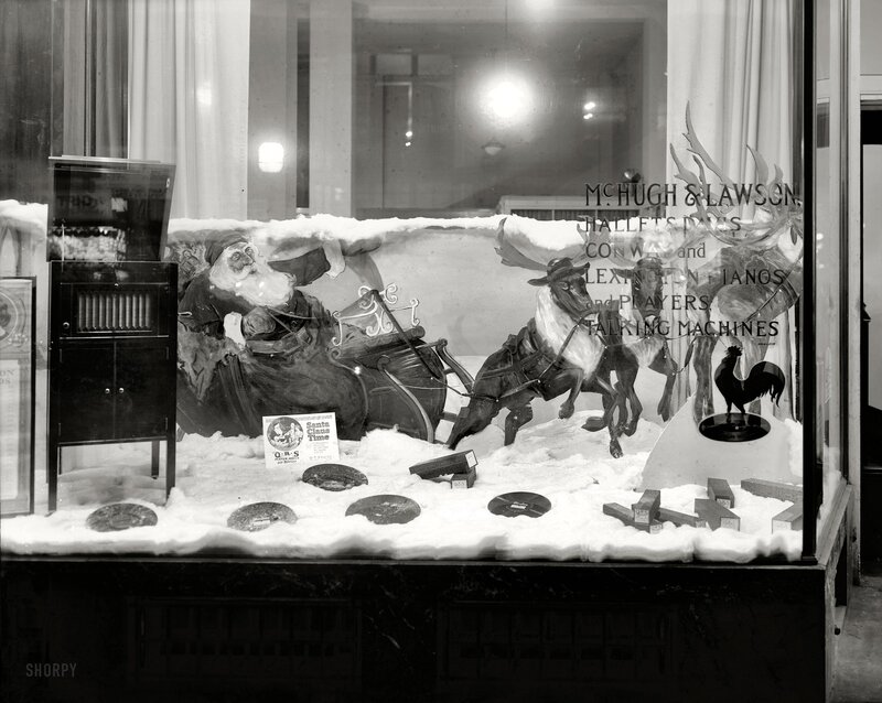Santa Claus display window