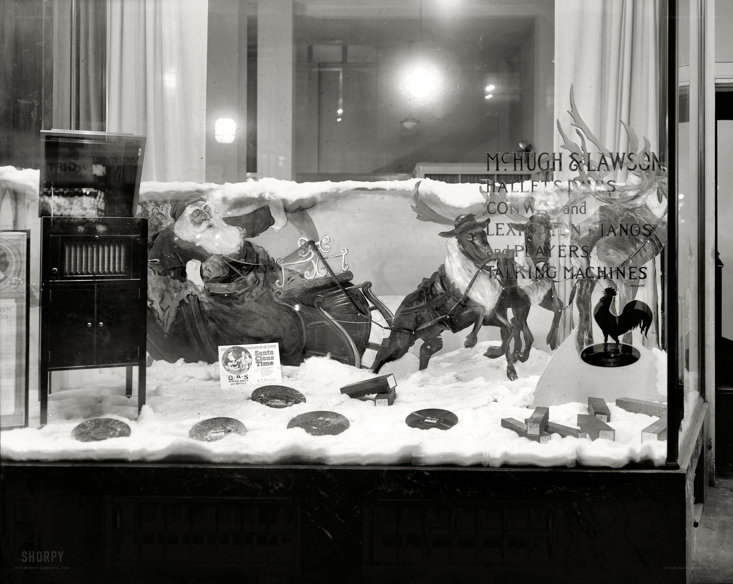 Santa Claus display window