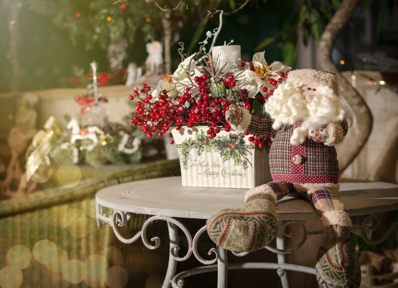 Santa Claus Doll on Table