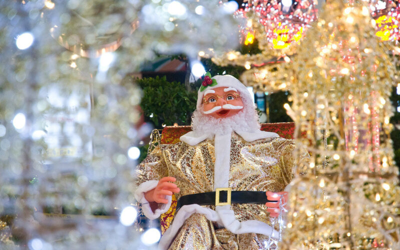 Santa Claus Figure — Gold
