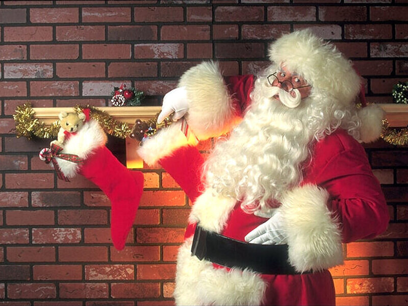 Santa Claus Figure — Red