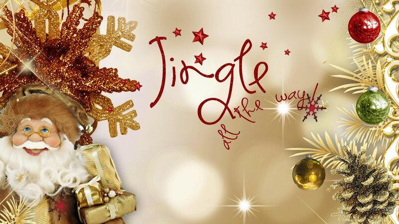 Santa Claus Figurine — Gold
