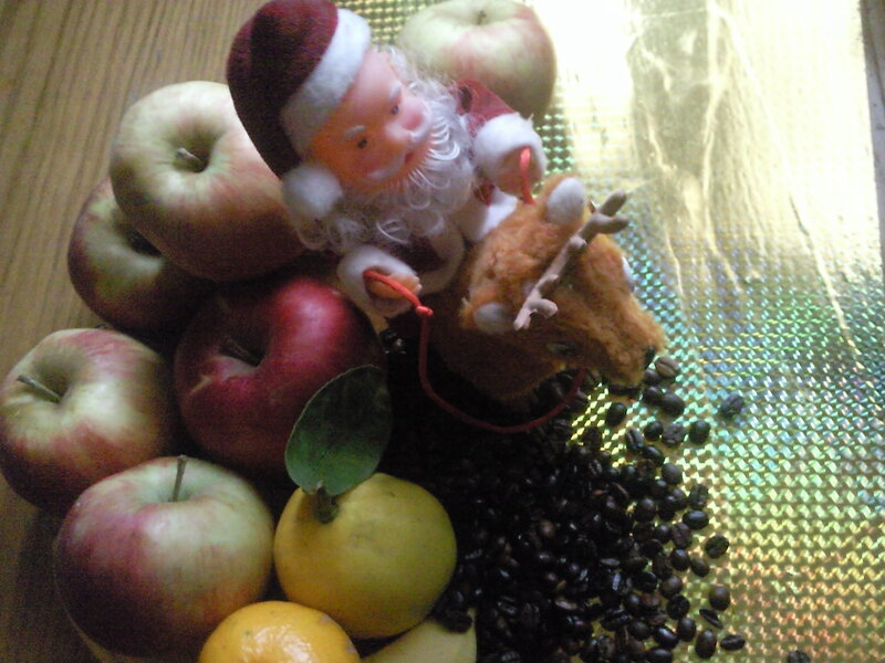 Santa Claus Figurine on Reindeer
