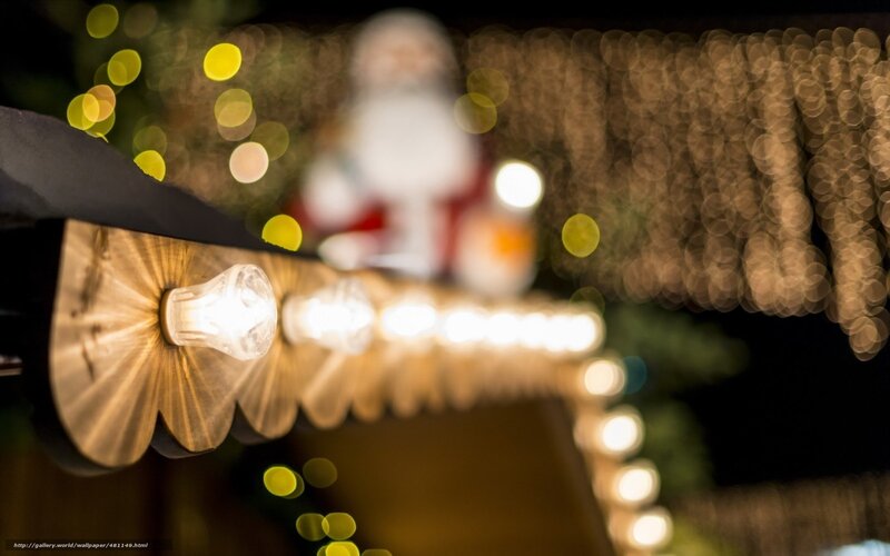 Santa Claus Figurine — Yellow, Festive