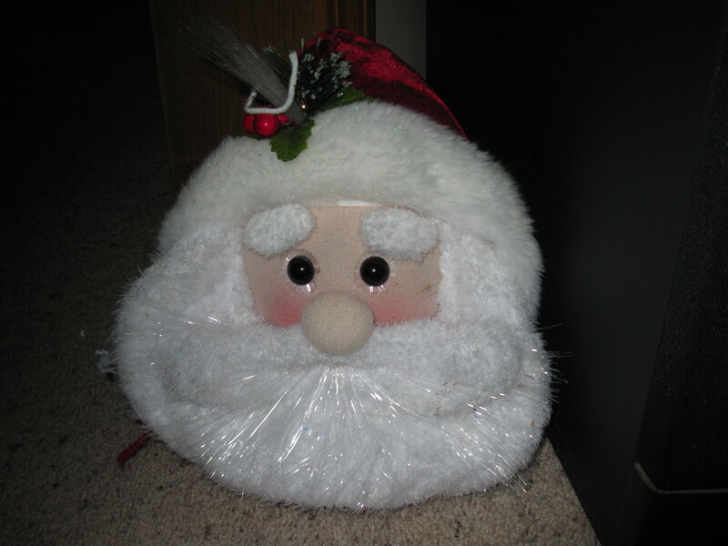 Santa Claus head decoration