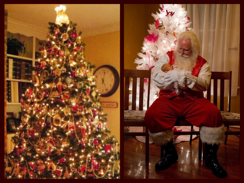 Santa Claus Holding Baby