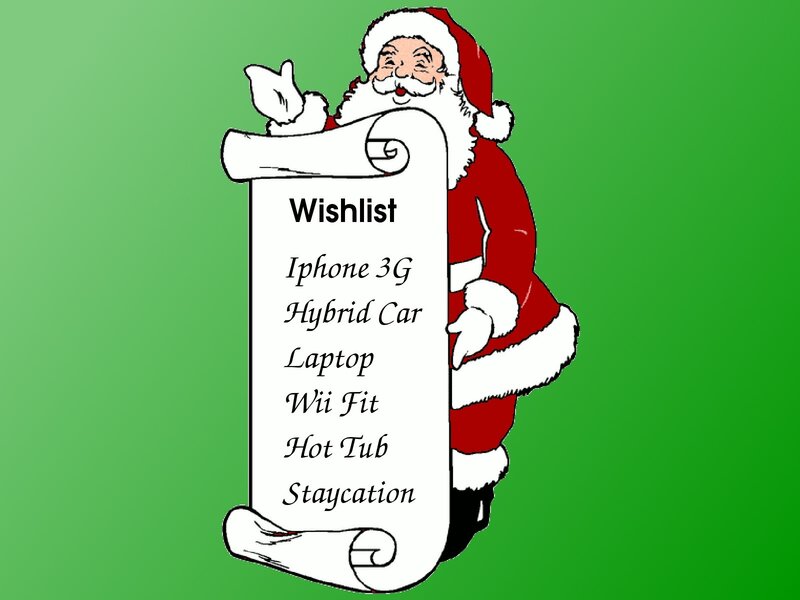 Santa Claus Holding Scroll