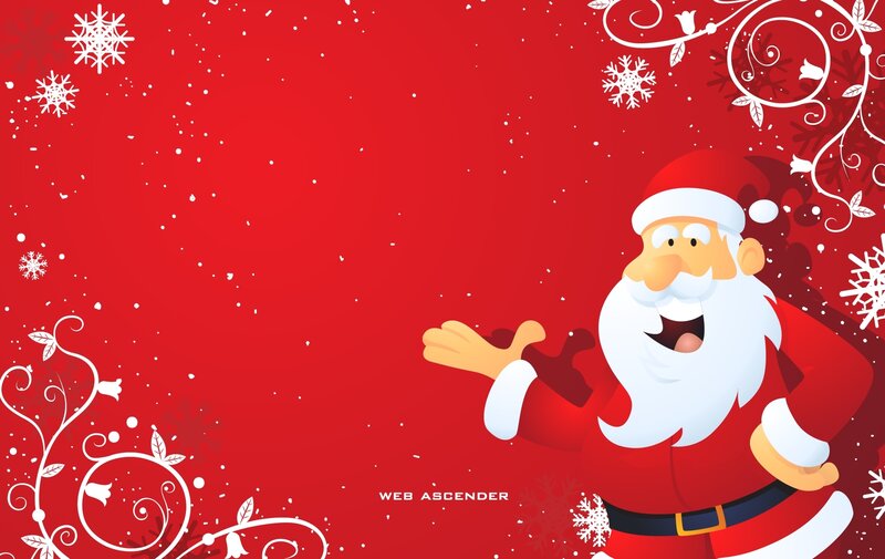 Santa Claus holiday background