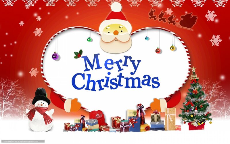 Santa Claus Illustration — Red, Festive, Winter, Snowman