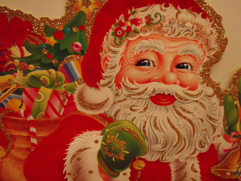 Santa Claus Illustration — Red, Festive, Winter