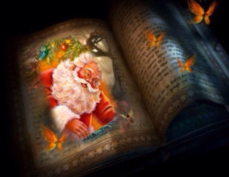 Santa Claus in Book