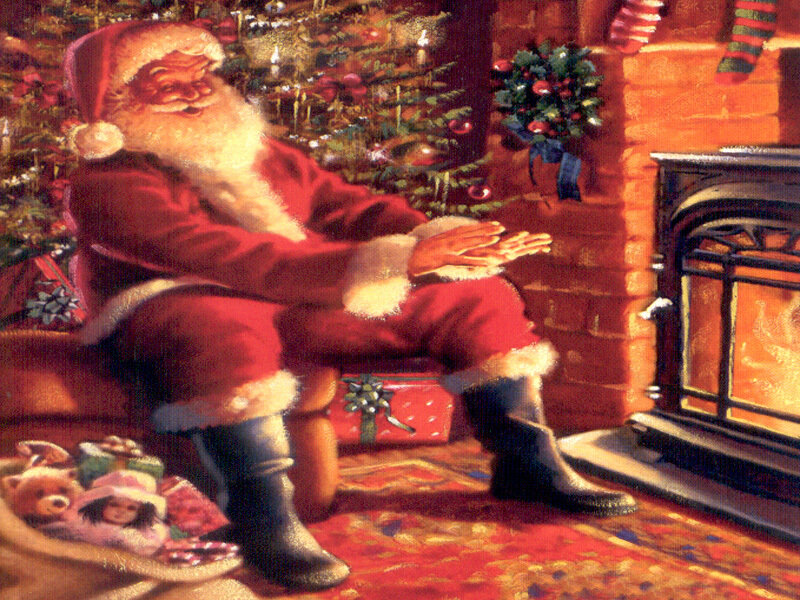 Santa Claus in Chair