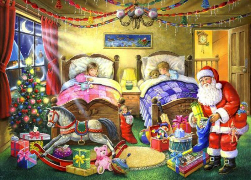 Santa Claus in Children's Room