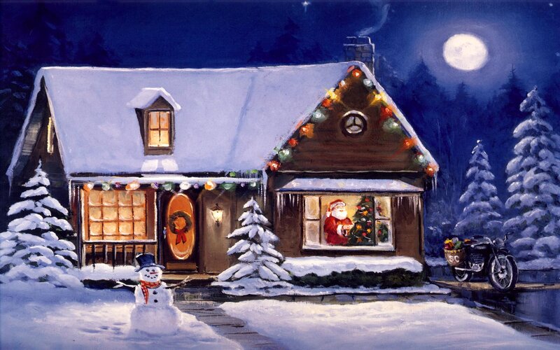 Santa Claus in House