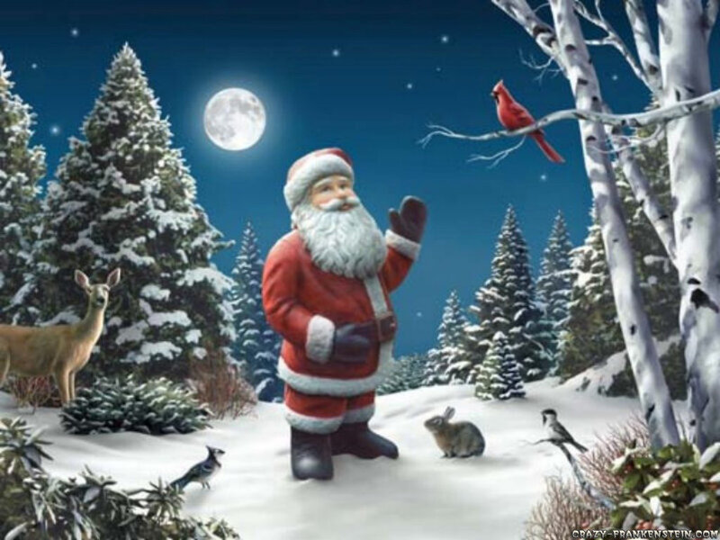 Santa Claus in Snow
