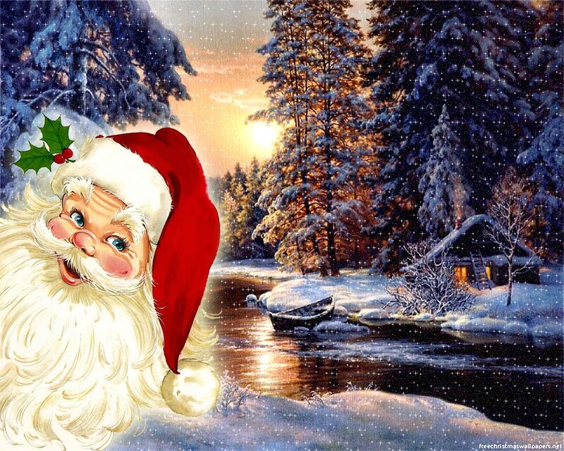 Santa Claus in Winter