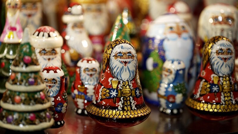 Santa Claus nesting dolls