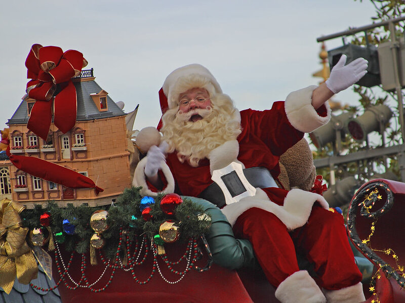 Santa Claus on Float