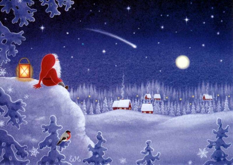 Santa Claus on Hill