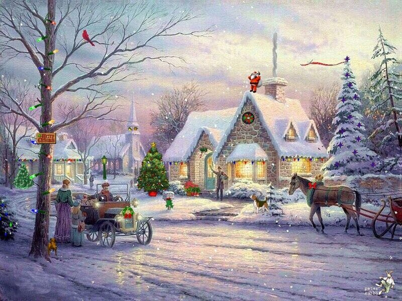 Santa Claus on Roof