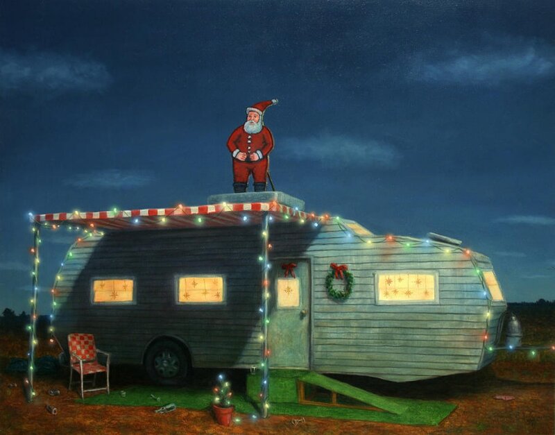 Santa Claus on Trailer