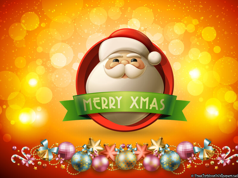 Santa Claus Portrait — Orange