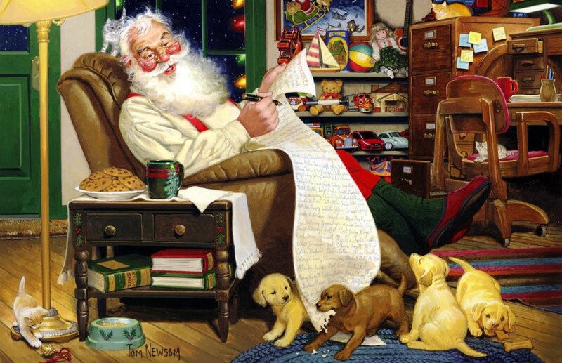 Santa Claus Reading List — Brown, Cozy