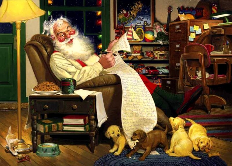 Santa Claus Reading List — Brown
