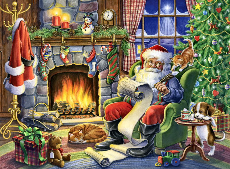Santa Claus Reading List — Green