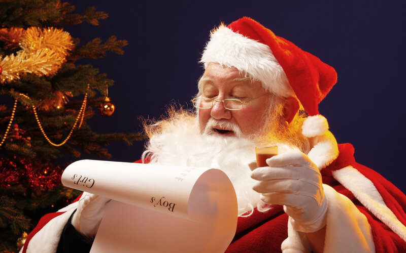 Santa Claus Reading List — Red