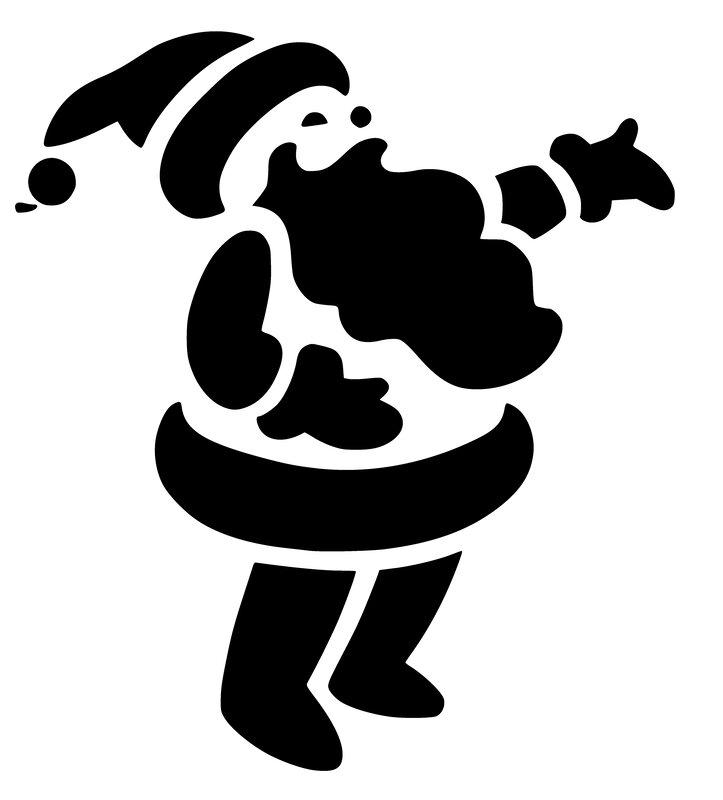 Santa Claus silhouette