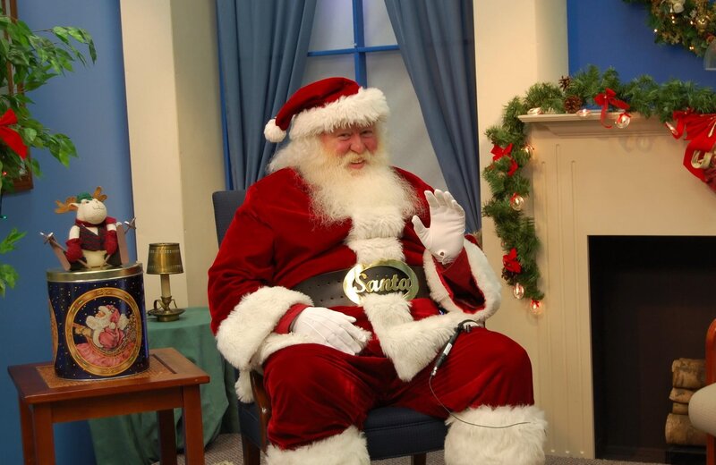 Santa Claus Sitting — Red, Festive, Winter, Photograph