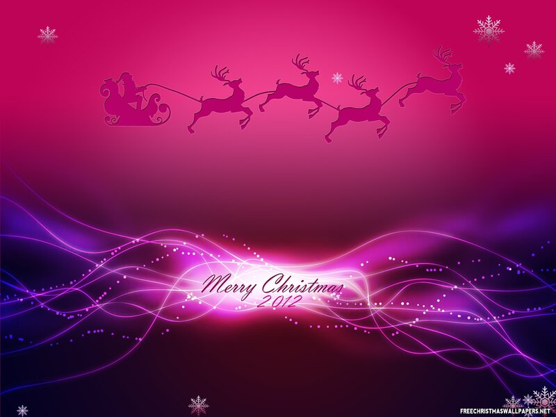 Santa Claus Sleigh — Pink