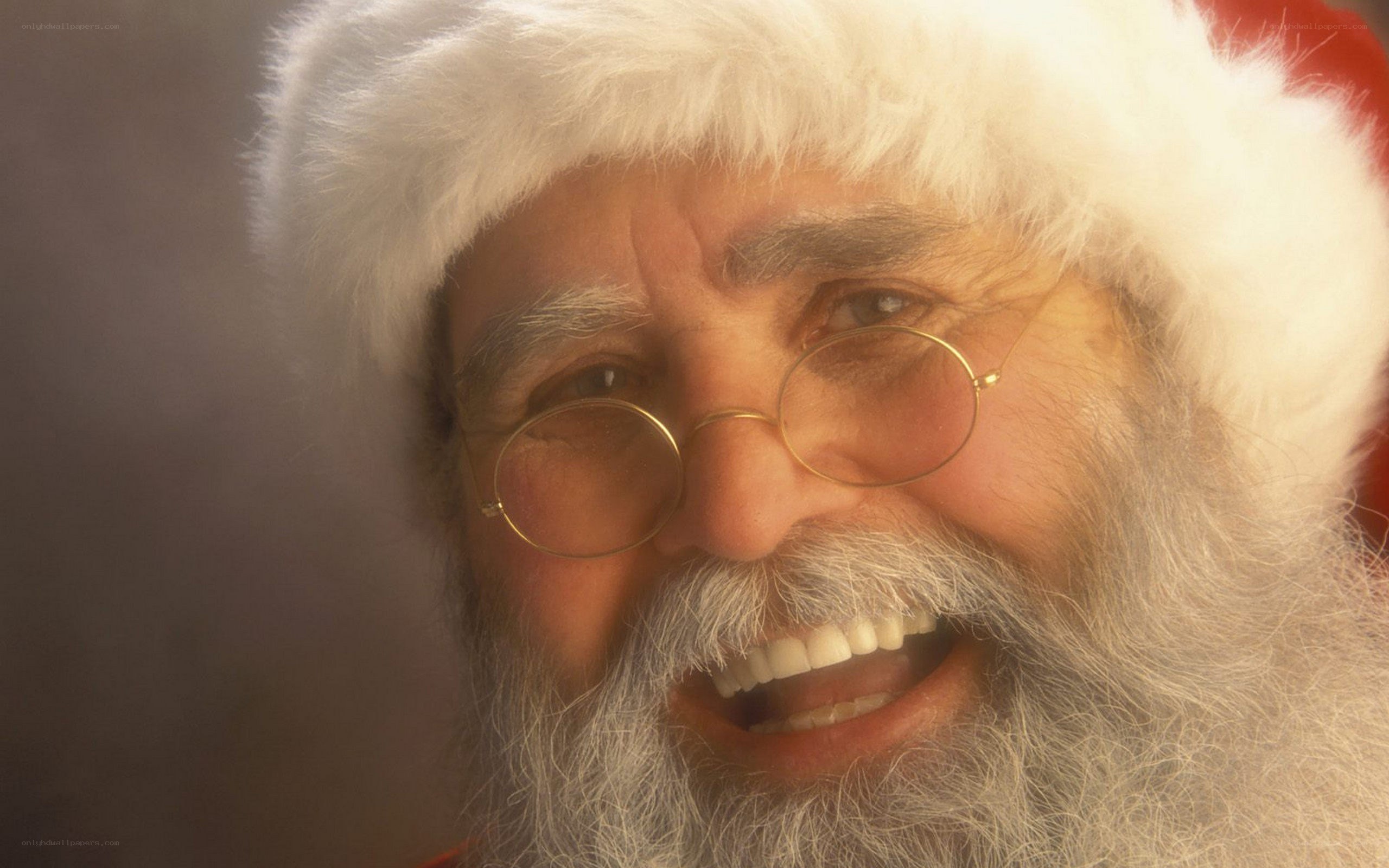 Santa Claus smiling close-up