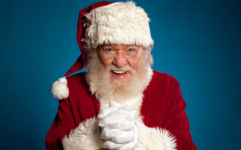 Santa Claus smiling