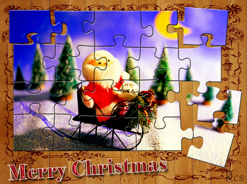 Santa Claus Toy in Sleigh