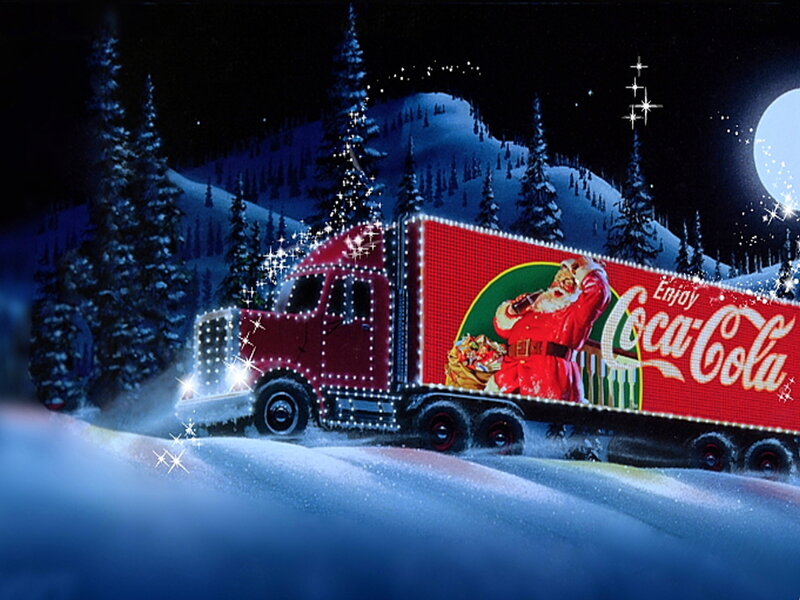 Santa Claus Truck — Red