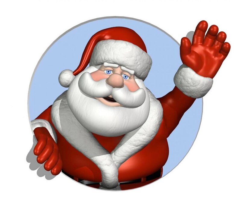 Santa Claus Waving
