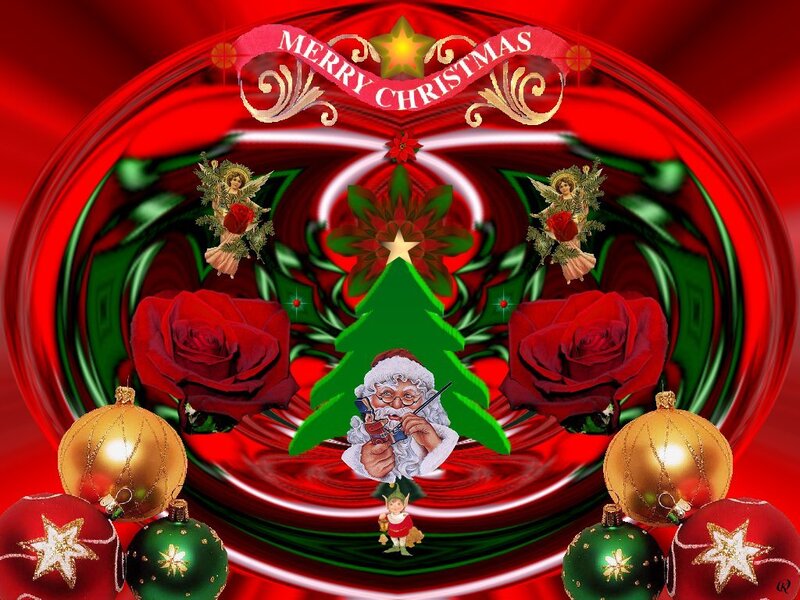 Santa Claus with Angels