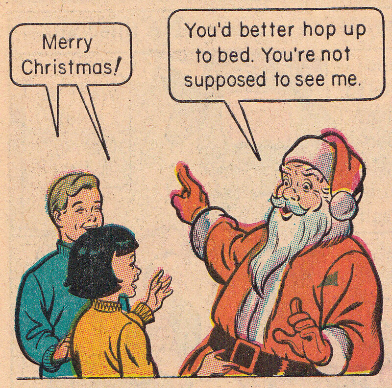 Santa Claus with Children — Red, Festive, Winter